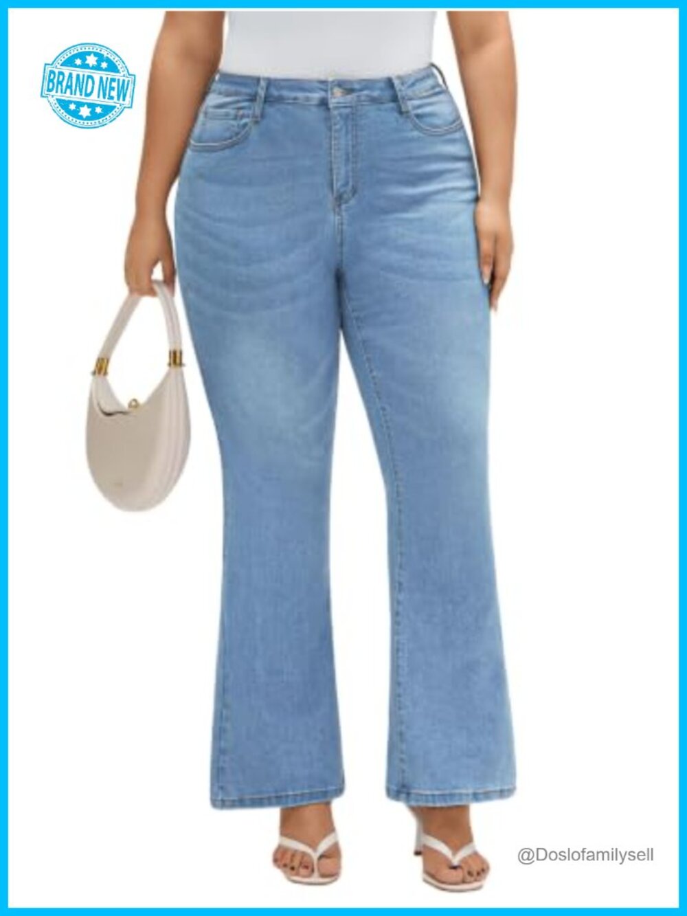 EMMIOL Flare Jeans for Women High Waisted Stretch Bootcut Jeans